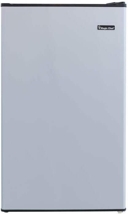 Magic Chef 4.4 Cu. Ft. Mini Fridge with Freezer Compartment in Stainle