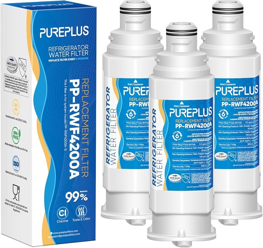 PUREPLUS DA97-17376B Refrigerator Water Filter: Replaces Samsung HAF-Q