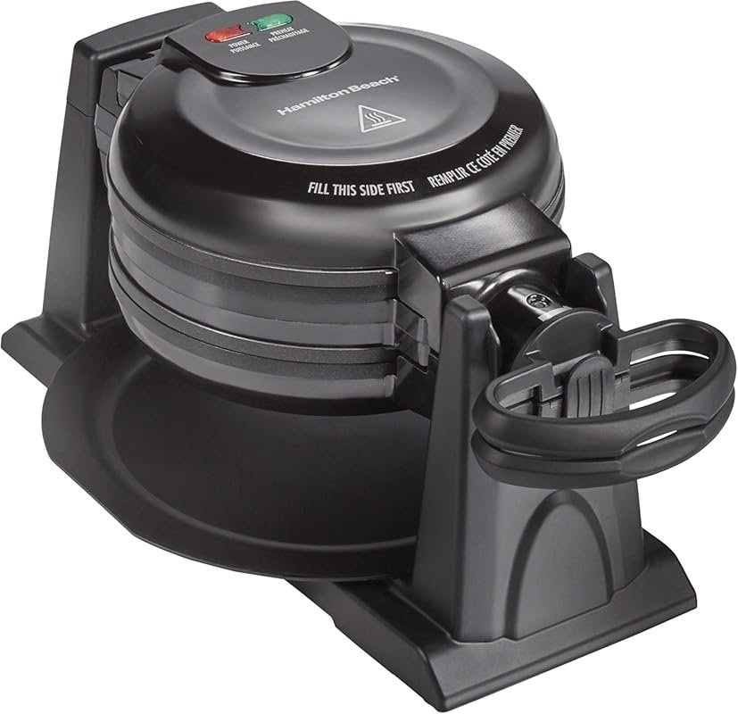 Hamilton Beach 26201 Belgian Waffle Maker: Double Flip, Makes 2 Waffle