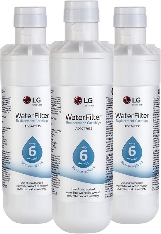 LG LT1000P3 Refrigerator Water Filter: 3-Count Pack for 6 Months of Cl