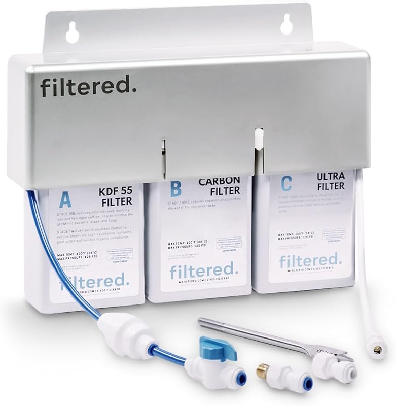 Universal Inline Water Filter for Refrigerators & Ice Makers: Easy 5-M