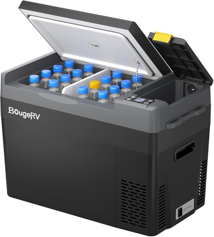 BougeRV CRPRO 30 Quart Portable Car Fridge: Outdoor Camping Compressor
