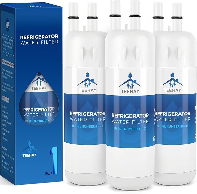 TEEHAY W10295370A Water Filter 3 Pack, Compatible with Whirlpool EDR1R