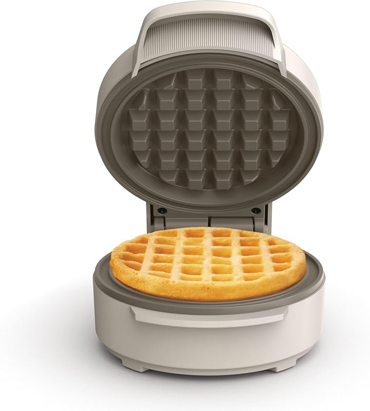 Bella Snack-n-Store Mini Waffle Maker: Stackable, Ceramic Nonstick, In