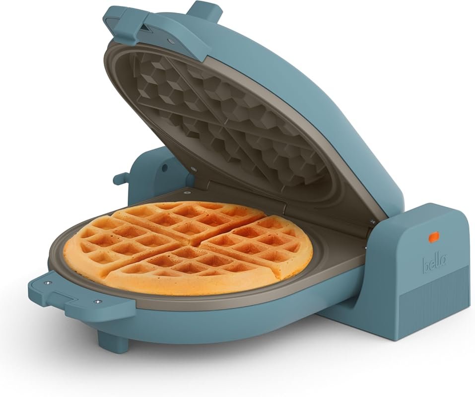 Bella Flip-n-Store Waffle Maker with EverGood™ Ceramic Nonstick, 1000