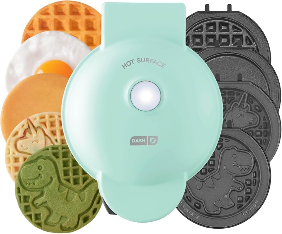Dash MultiMaker Mini Aqua System for Family Breakfasts with 6 Removabl