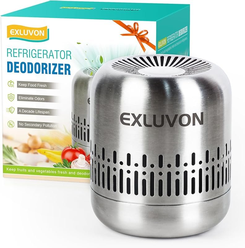 10-Year Refrigerator Deodorizer: Powerful Charcoal Air Purifier Odor E