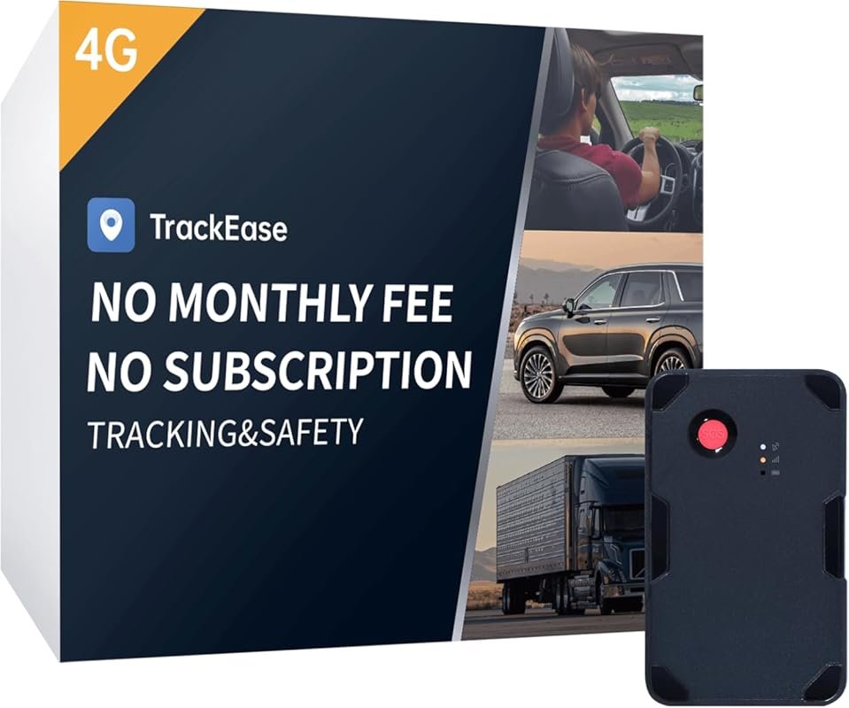 Real-Time GPS Tracker for Vehicles with Long Battery Life & Magnetic M
