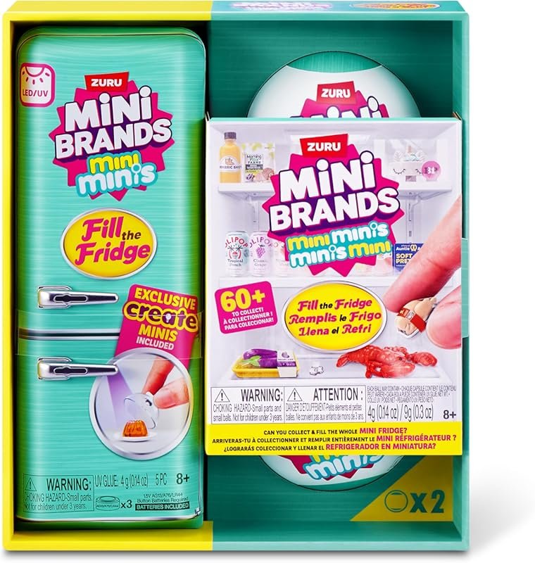 Mini Brands Fill The Fridge Playset Series 1 Combo Pack