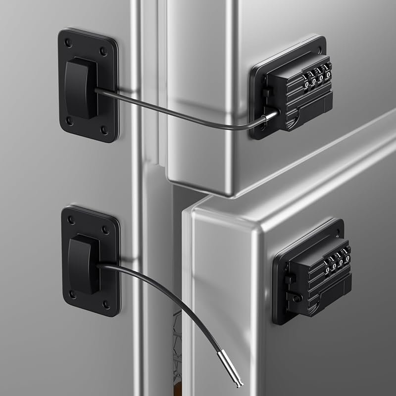 RORMGO 2 Pack Refrigerator Lock with Combination