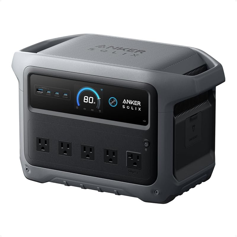 Anker SOLIX C1000 Gen 2 Portable Power Station: 2000W Solar Generator,