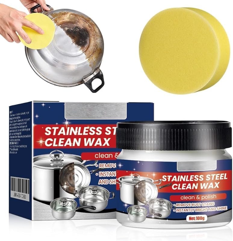 Upgraded Stainless Steel Scratch Remover Paste for Appliances, Sinks &