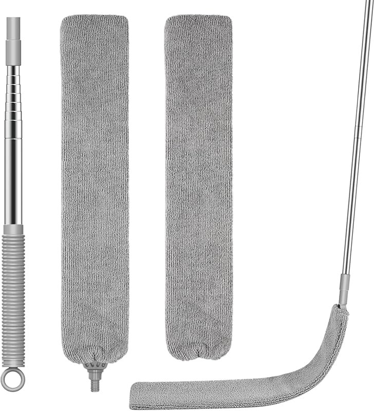 SetSail Retractable Gap Duster with Extension Pole & Microfiber Cloths