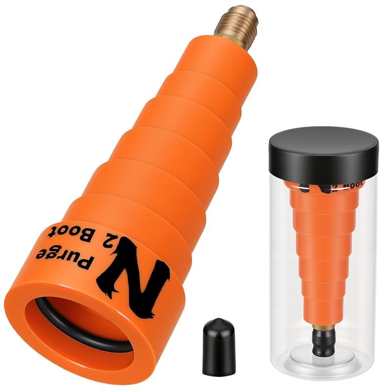 Hands-Free Nitrogen Purge Boot for HVAC Brazing with Multi-Size Seal a