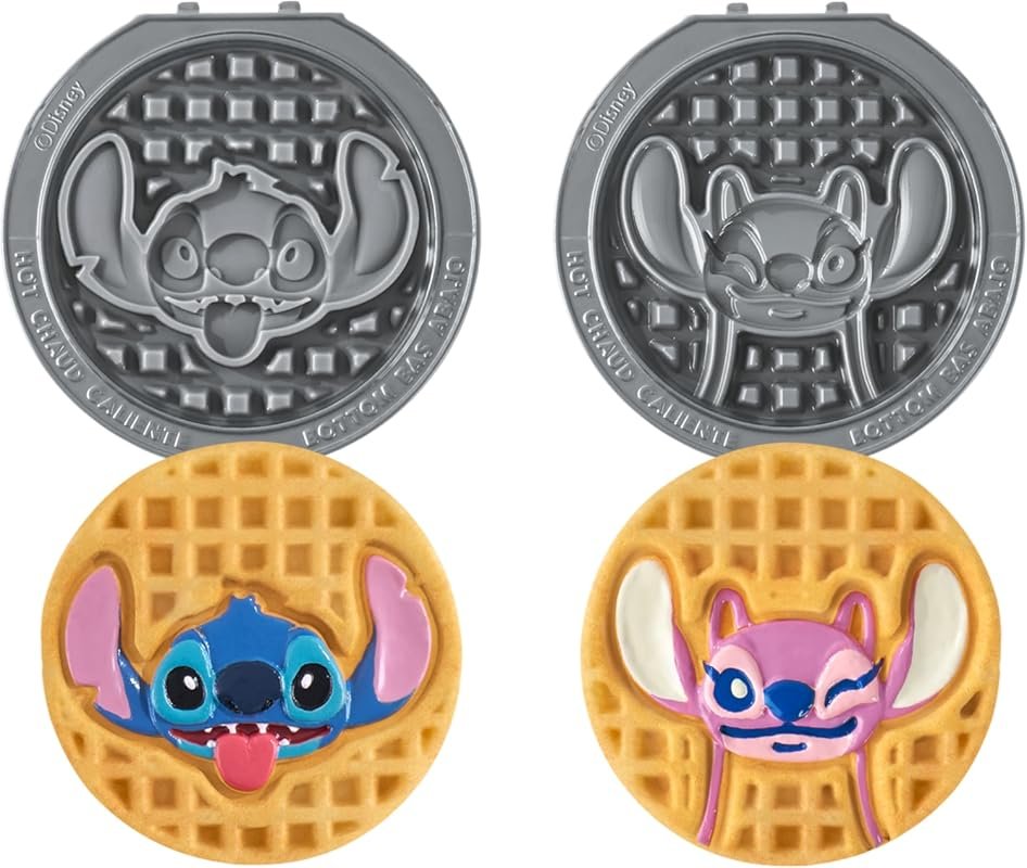 Disney Dash MultiMaker Mini System Replacement Plates: Stitch & Angel