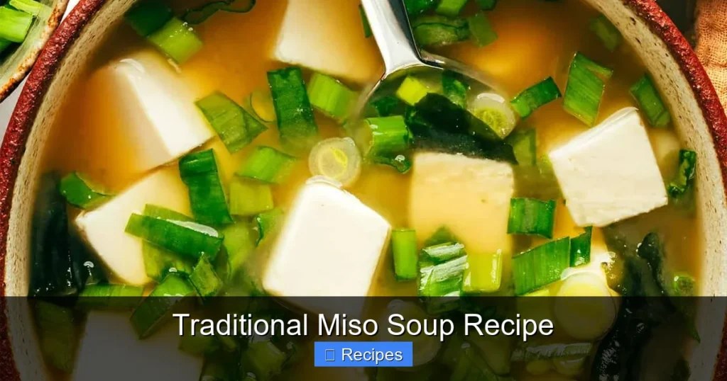 Traditional Miso Soup Recipe
