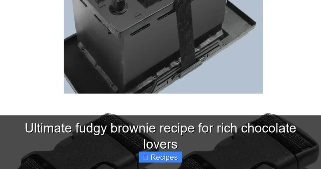 Ultimate fudgy brownie recipe for rich chocolate lovers